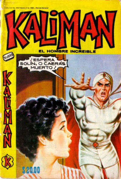 Cover for Kalimán El Hombre Increíble (Promotora K, 1965 series) #949