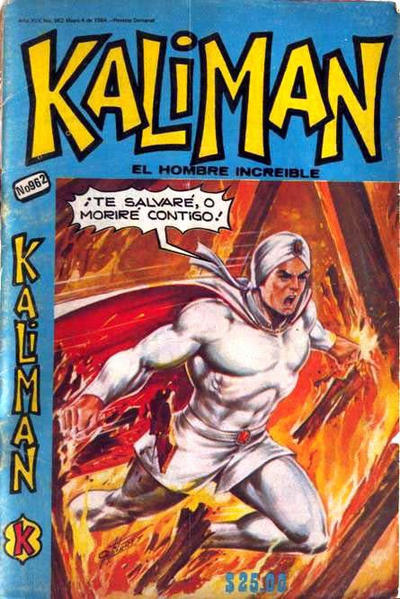 Cover for Kalimán El Hombre Increíble (Promotora K, 1965 series) #962