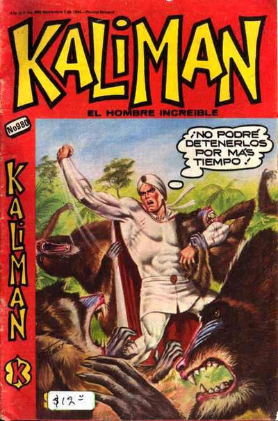 Cover for Kalimán El Hombre Increíble (Promotora K, 1965 series) #980