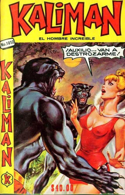Cover for Kalimán El Hombre Increíble (Promotora K, 1965 series) #1012