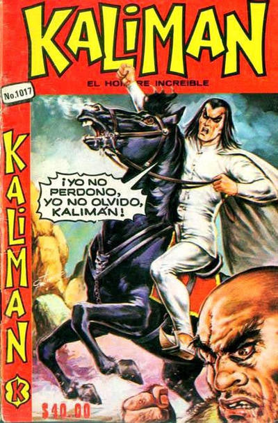 Cover for Kalimán El Hombre Increíble (Promotora K, 1965 series) #1017