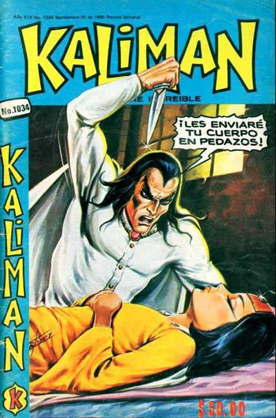Cover for Kalimán El Hombre Increíble (Promotora K, 1965 series) #1034