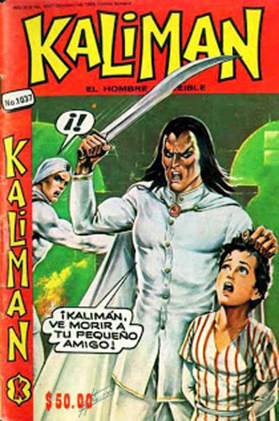 Cover for Kalimán El Hombre Increíble (Promotora K, 1965 series) #1037