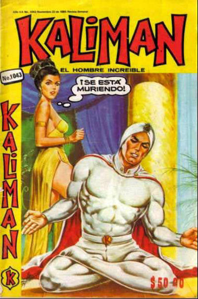 Cover for Kalimán El Hombre Increíble (Promotora K, 1965 series) #1043