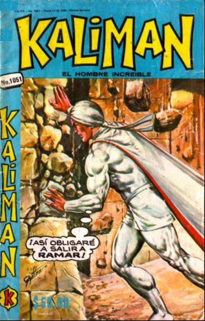 Cover for Kalimán El Hombre Increíble (Promotora K, 1965 series) #1051