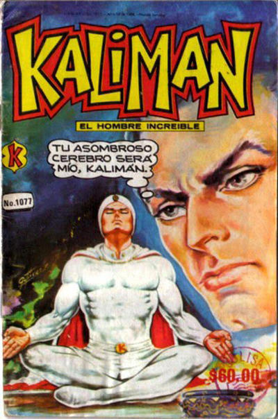 Cover for Kalimán El Hombre Increíble (Promotora K, 1965 series) #1077