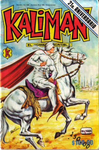 Cover for Kalimán El Hombre Increíble (Promotora K, 1965 series) #1096