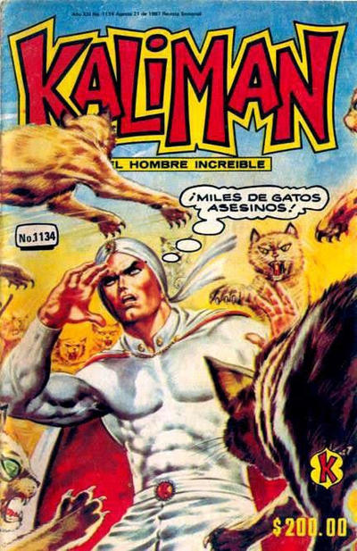 Cover for Kalimán El Hombre Increíble (Promotora K, 1965 series) #1134