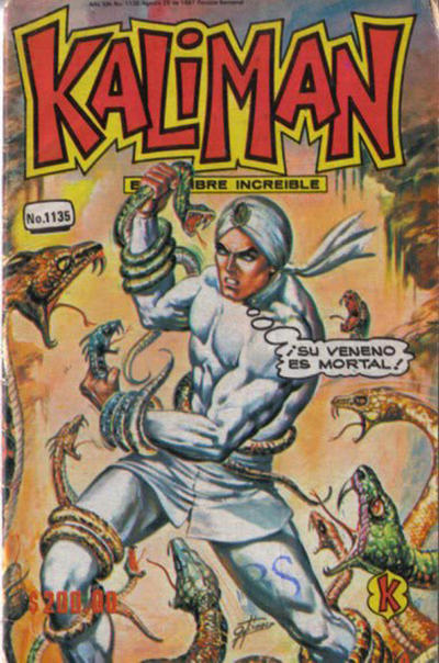 Cover for Kalimán El Hombre Increíble (Promotora K, 1965 series) #1135