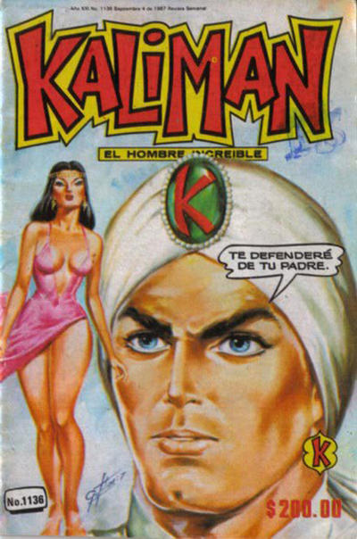 Cover for Kalimán El Hombre Increíble (Promotora K, 1965 series) #1136