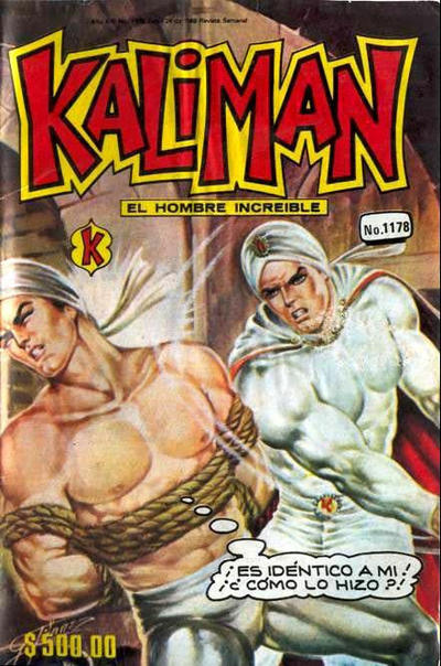 Cover for Kalimán El Hombre Increíble (Promotora K, 1965 series) #1178