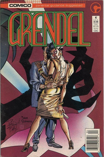 Cover for Grendel (Comico, 1986 series) #4 [Newsstand]