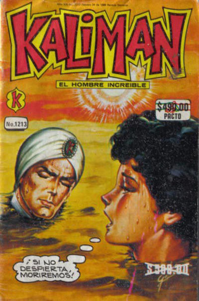 Cover for Kalimán El Hombre Increíble (Promotora K, 1965 series) #1213