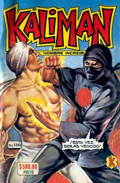Cover for Kalimán El Hombre Increíble (Promotora K, 1965 series) #1245