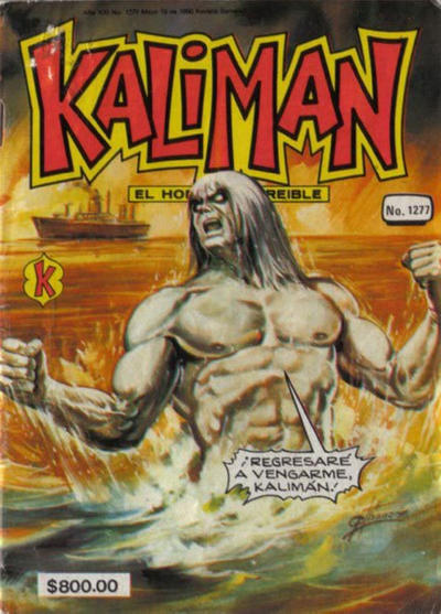 Cover for Kalimán El Hombre Increíble (Promotora K, 1965 series) #1277