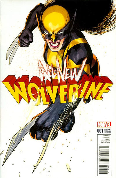 Cover for All-New Wolverine (Marvel, 2016 series) #1 [Incentive David Lopez Variant]