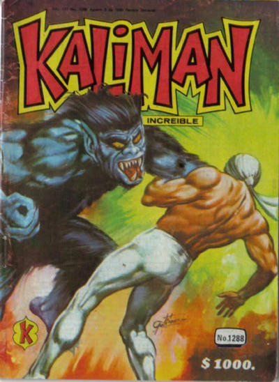 Cover for Kalimán El Hombre Increíble (Promotora K, 1965 series) #1288