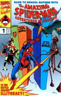 Cover for Adventures in Reading Starring the Amazing Spider-Man (Marvel, 1990 series) #1 [Squirt]