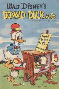 Cover Thumbnail for Donald Duck & Co (Hjemmet / Egmont, 1948 series) #9/1949