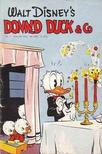 Cover for Donald Duck & Co (Hjemmet / Egmont, 1948 series) #1/1952