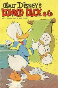 Cover for Donald Duck & Co (Hjemmet / Egmont, 1948 series) #1/1954