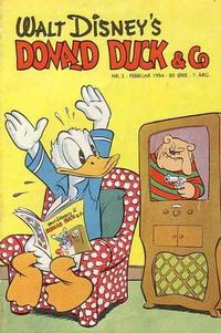 Cover for Donald Duck & Co (Hjemmet / Egmont, 1948 series) #2/1954