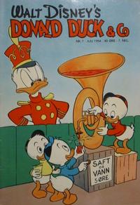 Cover Thumbnail for Donald Duck & Co (Hjemmet / Egmont, 1948 series) #7/1954