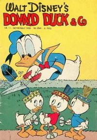 Cover Thumbnail for Donald Duck & Co (Hjemmet / Egmont, 1948 series) #11/1955