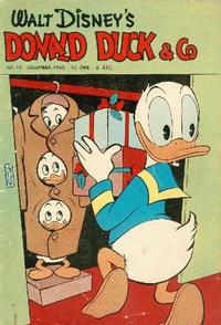 Cover for Donald Duck & Co (Hjemmet / Egmont, 1948 series) #12/1955