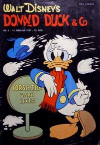 Cover Thumbnail for Donald Duck & Co (Hjemmet / Egmont, 1948 series) #4/1957