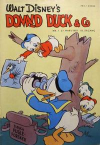 Cover Thumbnail for Donald Duck & Co (Hjemmet / Egmont, 1948 series) #7/1957