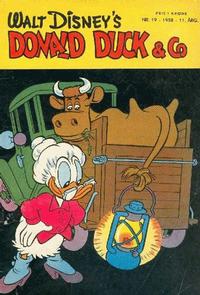 Cover for Donald Duck & Co (Hjemmet / Egmont, 1948 series) #19/1958