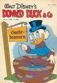 Cover for Donald Duck & Co (Hjemmet / Egmont, 1948 series) #21/1958