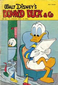 Cover Thumbnail for Donald Duck & Co (Hjemmet / Egmont, 1948 series) #34/1959