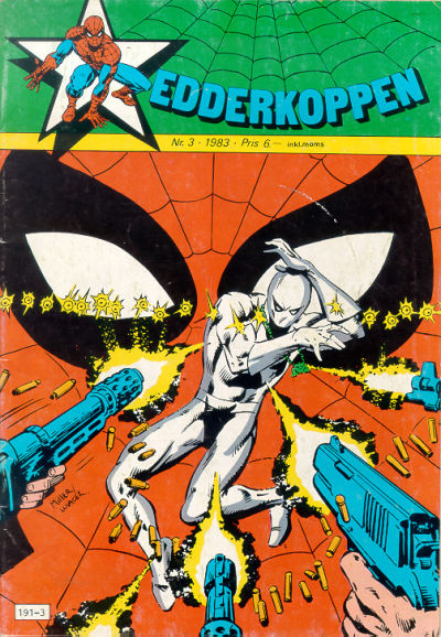Cover for Edderkoppen (Atlantic Forlag, 1978 series) #3/1983