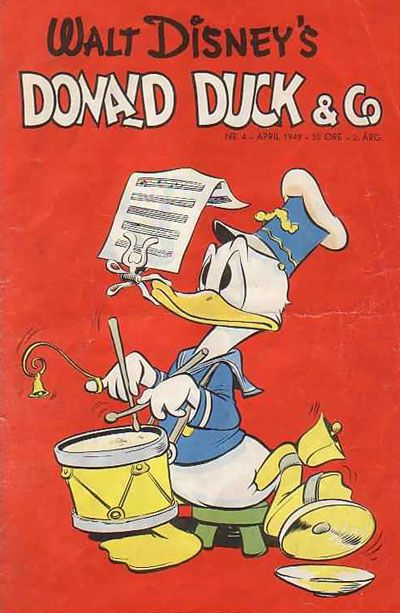 Cover for Donald Duck & Co (Hjemmet / Egmont, 1948 series) #4/1949