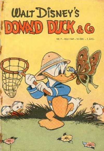 Cover for Donald Duck & Co (Hjemmet / Egmont, 1948 series) #7/1949
