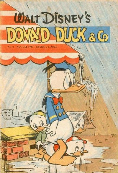Cover for Donald Duck & Co (Hjemmet / Egmont, 1948 series) #8/1949