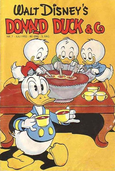 Cover for Donald Duck & Co (Hjemmet / Egmont, 1948 series) #7/1952