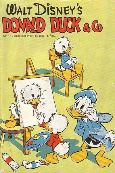 Cover for Donald Duck & Co (Hjemmet / Egmont, 1948 series) #10/1952