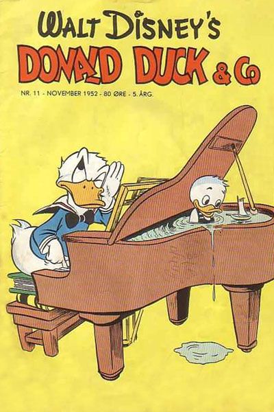 Cover for Donald Duck & Co (Hjemmet / Egmont, 1948 series) #11/1952