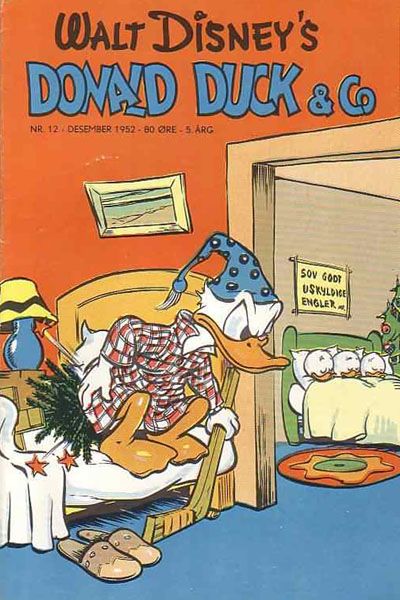 Cover for Donald Duck & Co (Hjemmet / Egmont, 1948 series) #12/1952