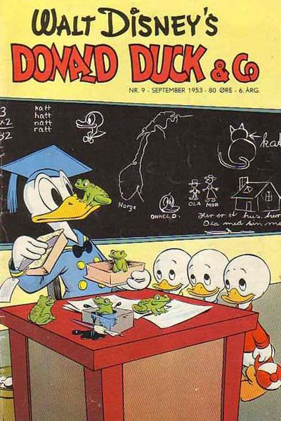 Cover for Donald Duck & Co (Hjemmet / Egmont, 1948 series) #9/1953