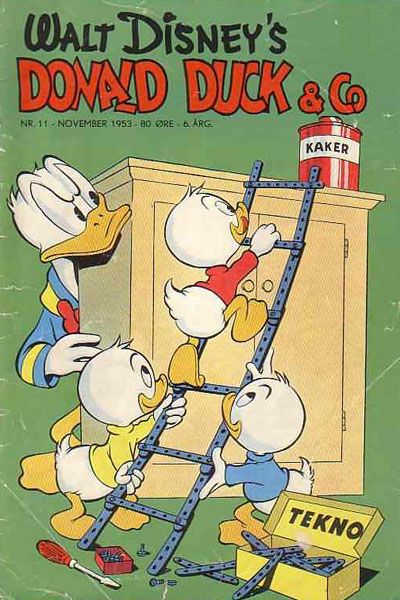 Cover for Donald Duck & Co (Hjemmet / Egmont, 1948 series) #11/1953