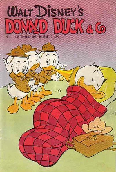 Cover for Donald Duck & Co (Hjemmet / Egmont, 1948 series) #9/1954