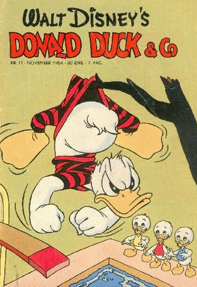 Cover for Donald Duck & Co (Hjemmet / Egmont, 1948 series) #11/1954