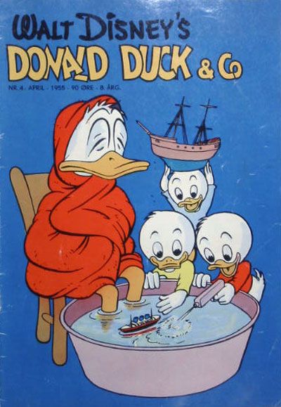 Cover for Donald Duck & Co (Hjemmet / Egmont, 1948 series) #4/1955