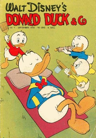 Cover for Donald Duck & Co (Hjemmet / Egmont, 1948 series) #9/1955