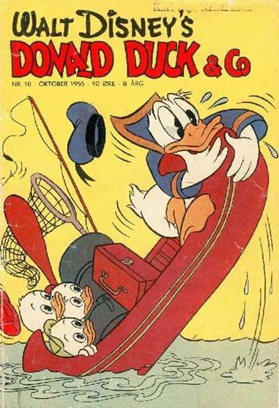 Cover for Donald Duck & Co (Hjemmet / Egmont, 1948 series) #10/1955