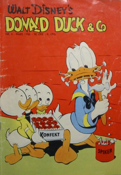 Cover for Donald Duck & Co (Hjemmet / Egmont, 1948 series) #3/1956